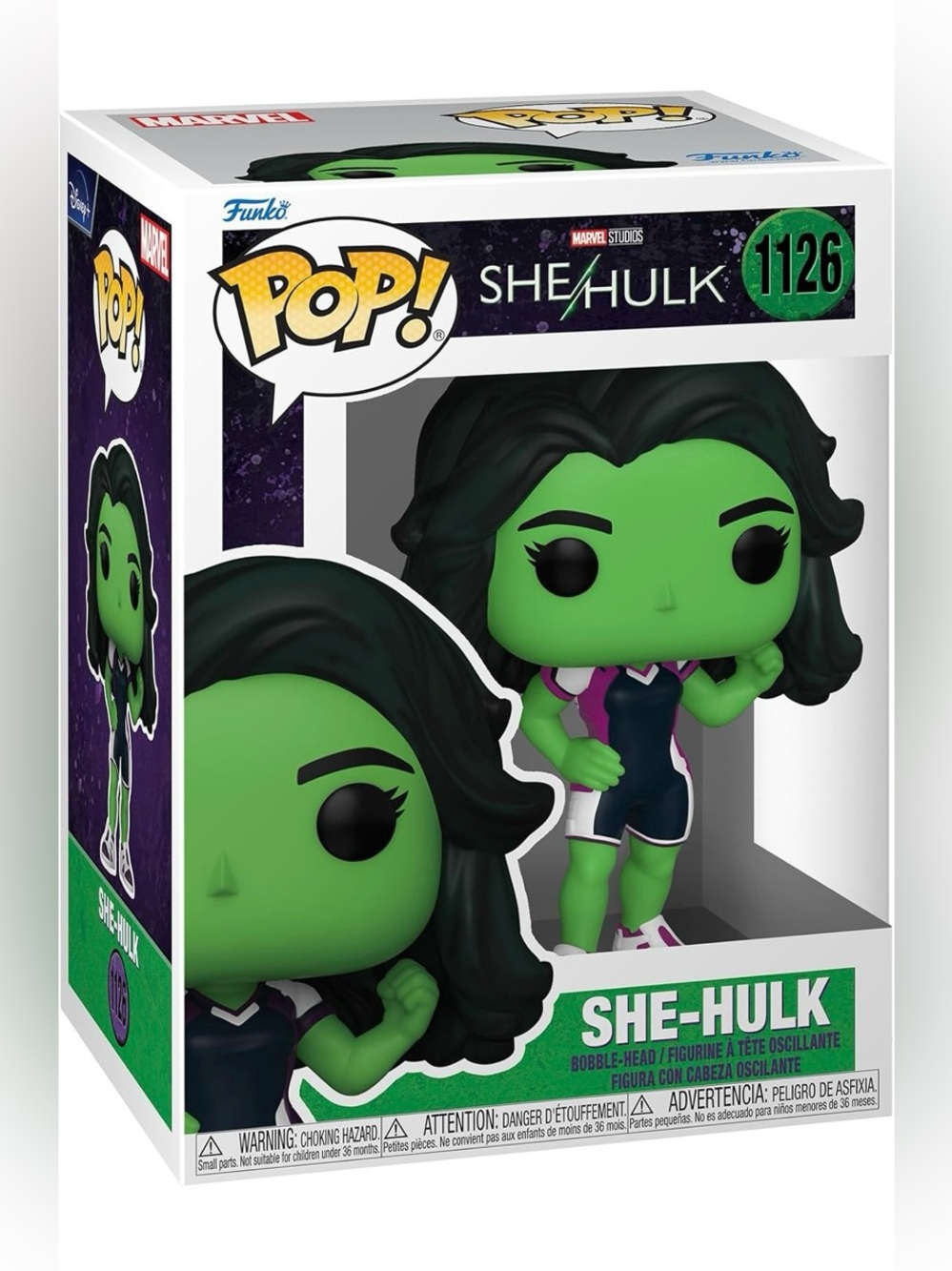 NEW NIB Funko Pop! Vinyl: Marvel - She-Hulk #1126 Glow In The Dark